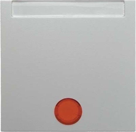 Berker S.1/B.3/B.7 rocker with label field, lens, polar white matte (16281909)