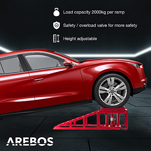 Arebos car ramp 2 pieces