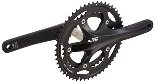 Shimano 105 5700 Hollowtech II crankset 170mm 52/29 black (FC-5700C29L)