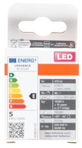 Osram Ledvance LED Pin 40 G9 4.2W/827 (432390)