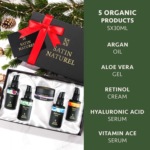 Satin Naturel Bio Anti-Aging 4x Serum 30ml + Creme 30ml Geschenkset