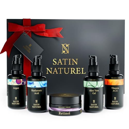 Satin Naturel Bio Anti-Aging 4x Serum 30ml + Creme 30ml Geschenkset