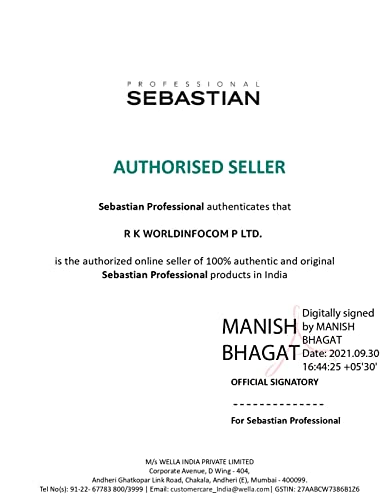 Sebastian Professional Dark Oil Maschera Leggera | Liscia e Nutre | Dona Corposità | Per Tutti i Tipi di Capelli, 150 ml