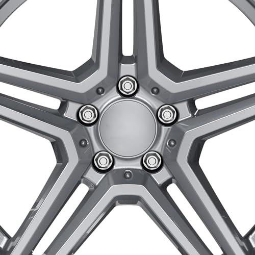 4x Rial rims alloy rims M10 6.5Jx17 ET44 5x112 metal-grey compatible with MERCEDES-BENZ A B CLA GLA GLB