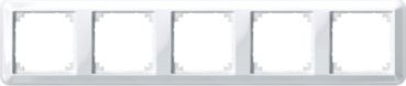 Merten ATELIER-M frame 5 x, polar white (388519)