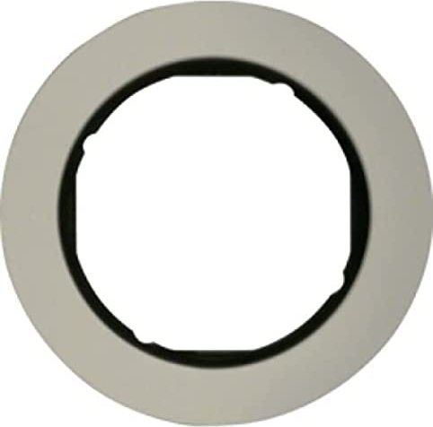 Berker series R.classic frame 1 x, aluminum/black (10112084)