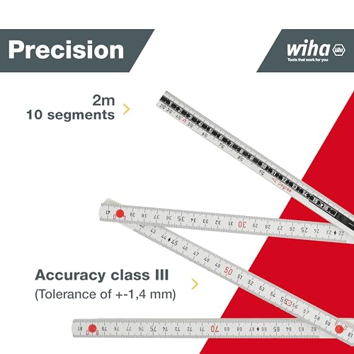 Wiha Longlife All in One folding rule 2m white (33232)