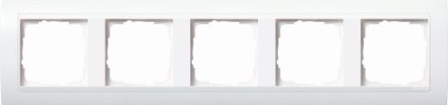Gira Event cover frame 5 x, pure white semi-glossy (0215 327)