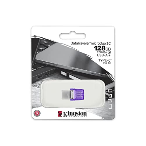 Kingston DataTraveler microDuo 3C G3 256GB, USB-A 3.0/USB-C 3.0 (DTDUO3CG3/256GB)