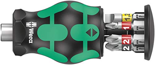 Wera 05004018001 8100 SA 8 Zyklop Metal Ratchet Set with switch lever, 1/4" drive, metric 28 pieces