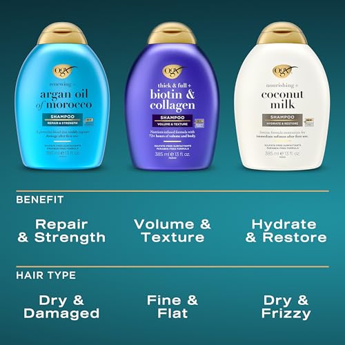 Organix, Shampoo Moroccan Argan Oil, 385 ml