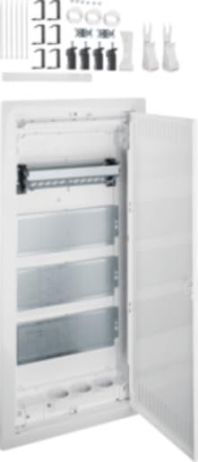 Hager multimedia, volta, HWV, 4-rowed, with geschlitzter Stahlblechtür (VH48NW)