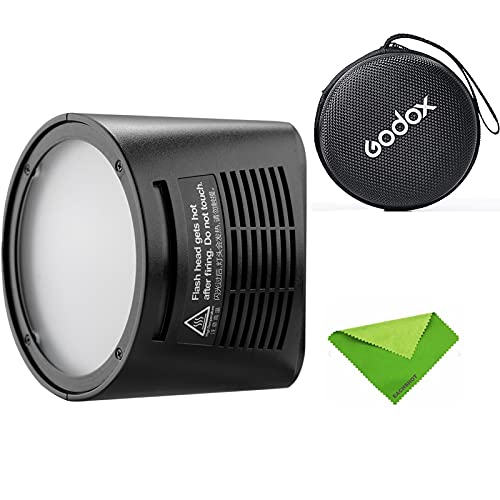 GODOX Witstro H200R Round Flash Head for Godox AD200 Flash, 200W Ring Flash Head Strong Power and Natural Light Effects for AD200 / AD200Pro Pocket Flash