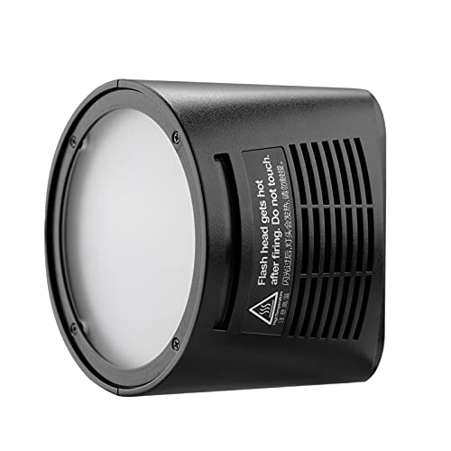 GODOX Witstro H200R Round Flash Head for Godox AD200 Flash, 200W Ring Flash Head Strong Power and Natural Light Effects for AD200 / AD200Pro Pocket Flash