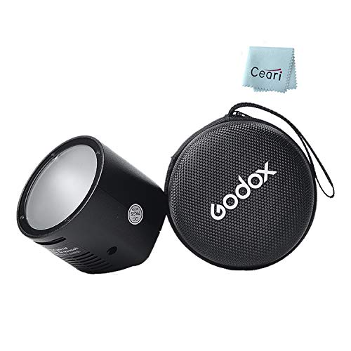 GODOX Witstro H200R Round Flash Head for Godox AD200 Flash, 200W Ring Flash Head Strong Power and Natural Light Effects for AD200 / AD200Pro Pocket Flash
