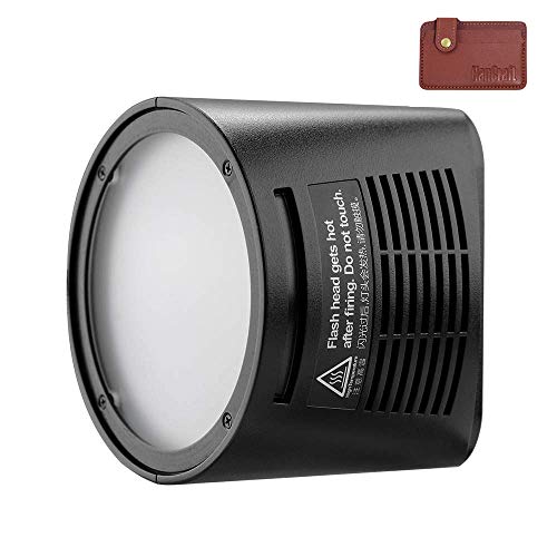 GODOX Witstro H200R Round Flash Head for Godox AD200 Flash, 200W Ring Flash Head Strong Power and Natural Light Effects for AD200 / AD200Pro Pocket Flash