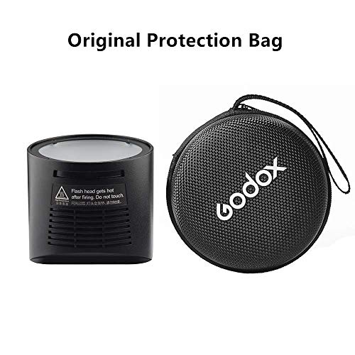 GODOX Witstro H200R Round Flash Head for Godox AD200 Flash, 200W Ring Flash Head Strong Power and Natural Light Effects for AD200 / AD200Pro Pocket Flash