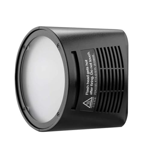 GODOX Witstro H200R Round Flash Head for Godox AD200 Flash, 200W Ring Flash Head Strong Power and Natural Light Effects for AD200 / AD200Pro Pocket Flash