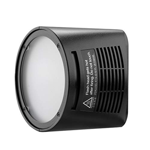 GODOX Witstro H200R Round Flash Head for Godox AD200 Flash, 200W Ring Flash Head Strong Power and Natural Light Effects for AD200 / AD200Pro Pocket Flash