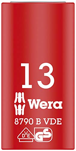 Wera 8790 B Zyklop VDE 3/8" Drive Socket, 13 x 46 mm, 05004957001