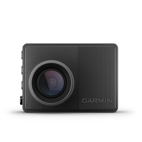 Garmin Dash Cam 47, 1080p and 140-degree FOV, Monitor Your Vehicle While Away w/New Connected Features, Voice Control, Compact and Discreet, Includes Memory Card
