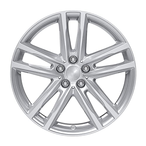 4x Rial rims alloy rims X10 7.0Jx17 ET49 5x112 polar-silber compatible with SKODA Octavia Superb Yeti