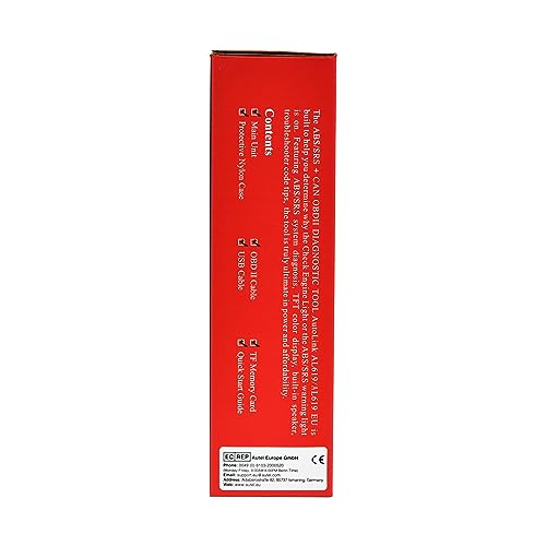 Autel AutoLink AL619 ABS SRS OBD2 Scanner, 2025 Autel Diagnostic Scan Tool with ABS Airbag Warning Lights Reset, Code Reader with Enhanced 10 Test Modes, Upgarded Ver. of ML619/ AL519/ AL319