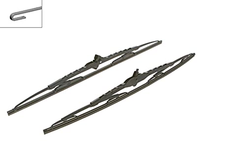 Bosch Wiper Blade Twin 682, Length: 550mm/530mm – Set of Front Wiper Blades