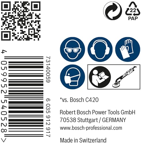 Bosch Professional 25x Expert M480 Sanding Net (Ø 225 mm, Grit 320, Accessories Drywall Sander)