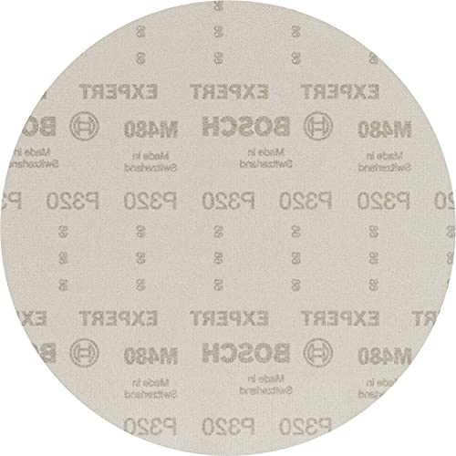Bosch Professional 25x Expert M480 Sanding Net (Ø 225 mm, Grit 320, Accessories Drywall Sander)