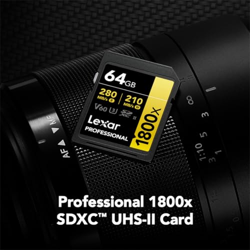 Lexar Professional 1800x Gold Series R280/W210 SDXC 64GB, UHS-II U3, Class 10 (LSD1800064G-BNNNG / LSD1800064G-BNNNU / LSD1800064G-RNNNC)