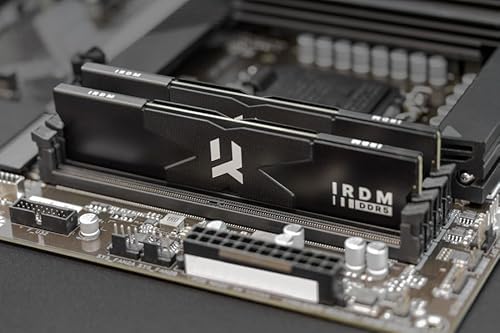 goodram IRDM BLACK SILVER DIMM Kit 32GB, DDR5-6400, CL32-38-38-78, on-die ECC (IR-6400D564L32S/32GDC)