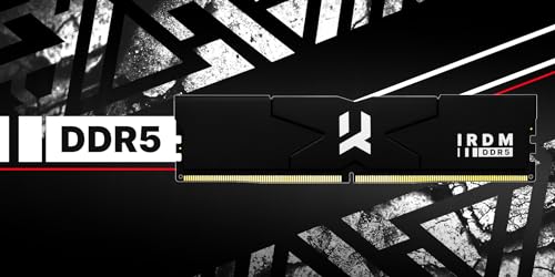 goodram IRDM BLACK SILVER DIMM Kit 32GB, DDR5-6400, CL32-38-38-78, on-die ECC (IR-6400D564L32S/32GDC)