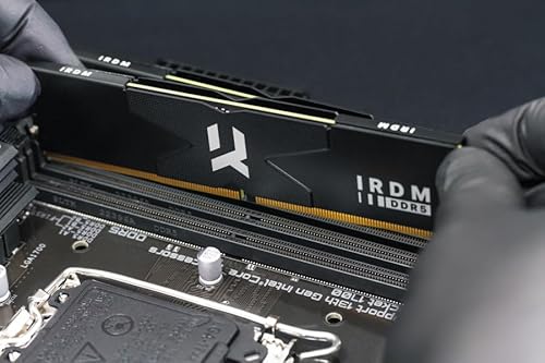goodram IRDM BLACK SILVER DIMM Kit 32GB, DDR5-6400, CL32-38-38-78, on-die ECC (IR-6400D564L32S/32GDC)