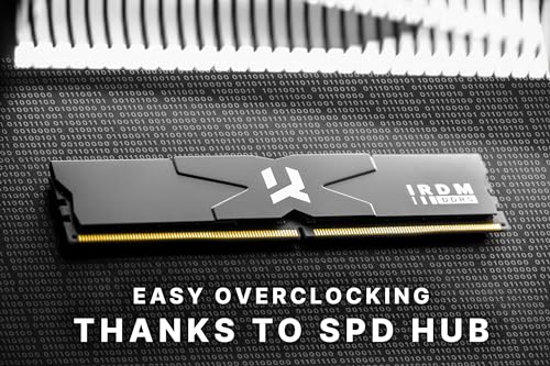 goodram IRDM BLACK SILVER DIMM Kit 32GB, DDR5-6400, CL32-38-38-78, on-die ECC (IR-6400D564L32S/32GDC)