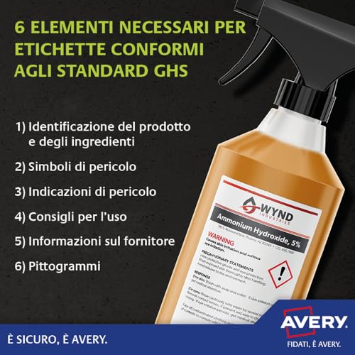 Avery-Zweckform Folienetiketten ultra resistent, A4, wetterfest, weiß, 10 Blatt (L7917-10)