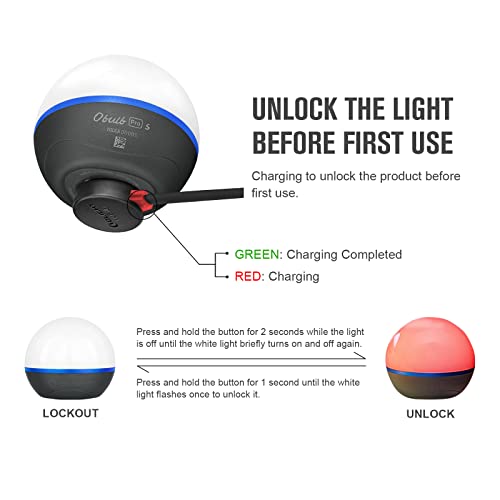 OLight Obulb Pro lantern grey