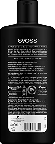 Syoss Full Hair Shampoo, 440ml