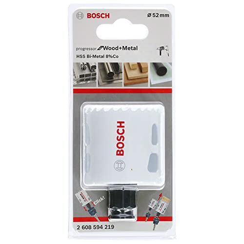 Bosch Professional BiM Progressor for Wood and Metal Lochsäge 52mm, 1er-Pack (2608594219)