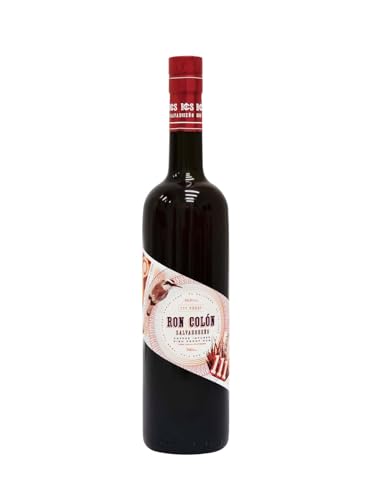 Ron Colón Salvadoreño Coffee High Proof 70cl, 55.5%, High Proof Dark Rum Blend Infused with Coffee