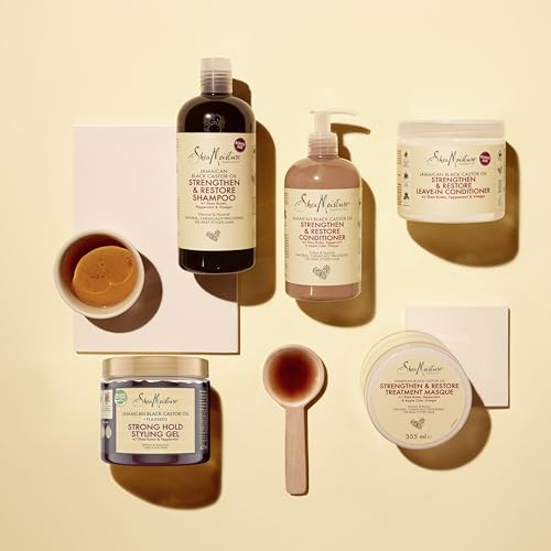 SHEA MOISTURE Jamaican Black Castor Oil Strengthen & Restore Shampoo sulphate free shampoo for natural, chemically processed, or heat styled hair 473 ml