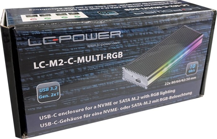 LC-Power LC-M2-C-MULTI-RGB, USB-C 3.1