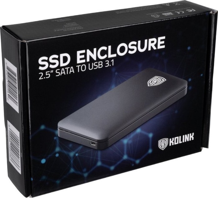 Kolink SSD enclosure with USB-C, 2.5", USB-C 3.1 (KO-25UC31)