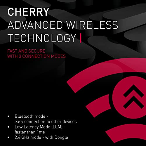 Cherry MX board 3.0 S wireless black, MX RGB RED, USB/Bluetooth, UK (G80-3872LYAGB-2)