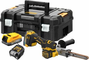 DeWalt DCM200E2T rechargeable battery-belt sander incl. case + 2 Batteries 1.7Ah