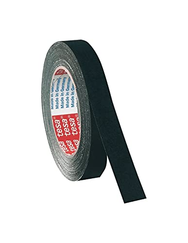 tesa tesaband 4651 Premium cloth tape black 19mm/25m, 1 piece (04651-00008-00)