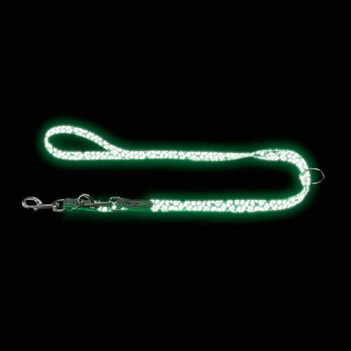 Hunter adjustable leash Convenience Reflect Glow Leopard, 15/200 (69168)