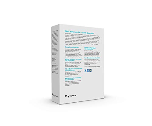 Nuance Dragon NaturallySpeaking Home 15.0 (German) (PC) (DC09G-W00-15.0)