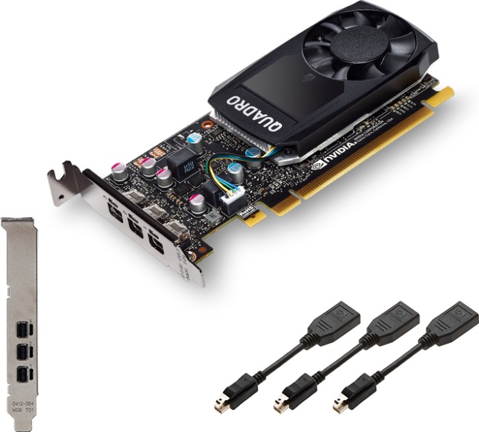 HP Quadro P400, 2GB GDDR5, 3x mDP (1ME43AA / 1ME43AT)
