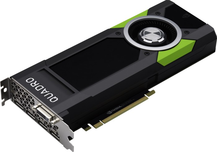 HP Quadro P5000, 16GB GDDR5X, DVI, 4x DP (Z0B13AA)